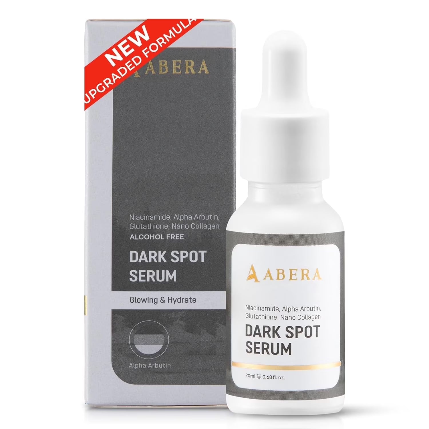 Abera Brightening Face Serum – Hydrating & Skin Tone Enhancing Formula for a Radiant Complexionz, 0.68 fl oz