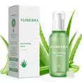 Aloderma Soothing Facial Serum with 85% Organic Aloe Vera - Calming Serum for Sensitive Skin with Natural Botanicals - Pure Aloe Vera Serum for Face - Lightweight Skin Calming & Nourishing Face Serum